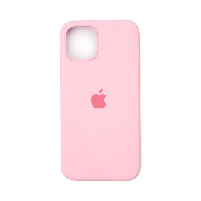 Оригінальний силіконовий чохол для iPhone 13 Рожевий FULL