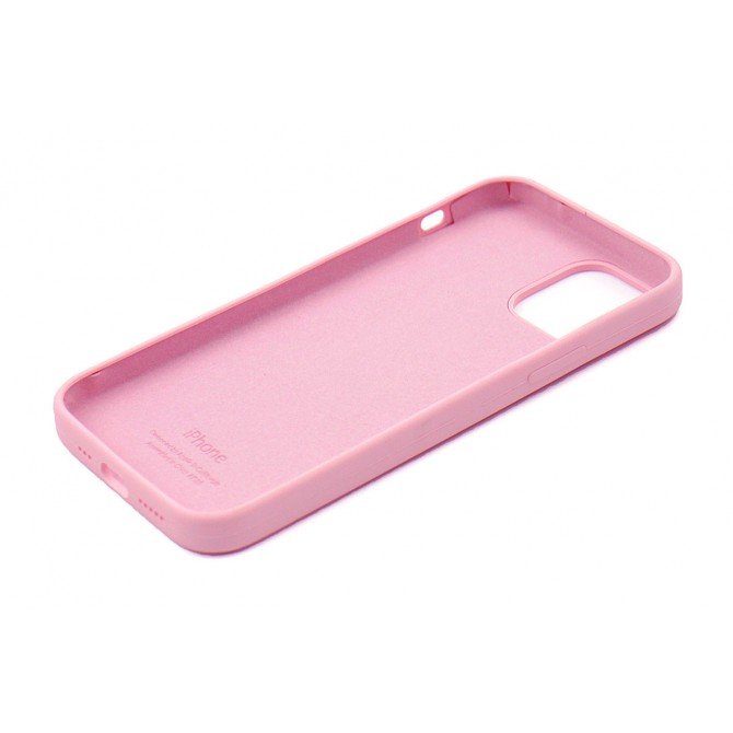 Оригінальний силіконовий чохол для iPhone 13 Рожевий FULL-2