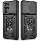 Чехол HONOR Hard Defence Series Samsung Galaxy S21 Ultra Black (with Camshield and magnet)