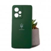 Накладка U-Like Soft для Xiaomi Redmi Note 12 Pro Тризуб Темно Зеленый