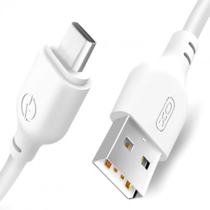 Кабель USB XO NB150 Type-C 2.4A/1m White