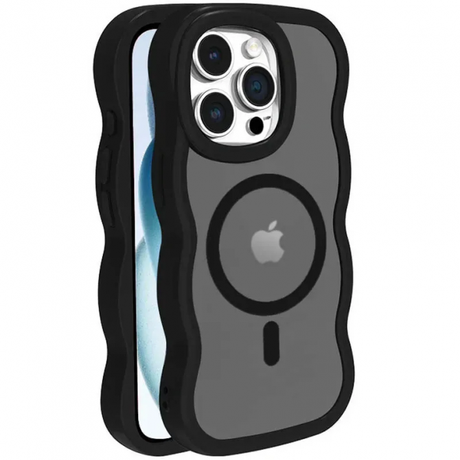 Чохол TPU+PC Undine with MagSafe для Apple iPhone 15 (6.1") Black