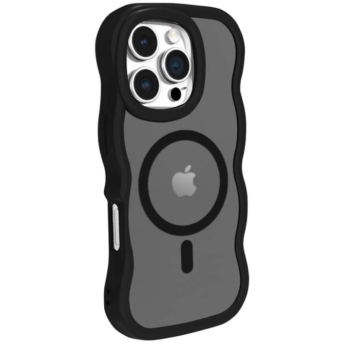 Чохол TPU+PC Undine with MagSafe для Apple iPhone 15 (6.1") Black-1