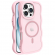 Чехол TPU+PC Undine with MagSafe для Apple iPhone 15 (6.1") Pink