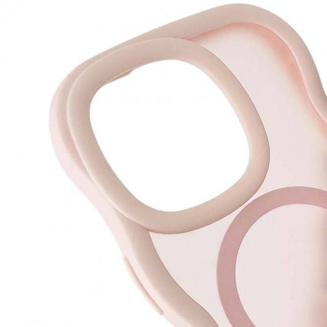 Чехол TPU+PC Undine with MagSafe для Apple iPhone 15 (6.1") Pink-3