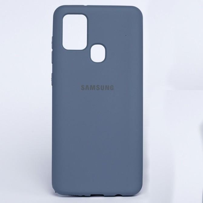 Чохол-накладка Original Soft Case Samsung A217 Galaxy A21s Сірий FULL