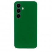 Силиконовый чехол Full Soft (MagSafe) Samsung Galaxy S24 Ultra Темно Зеленый FULL