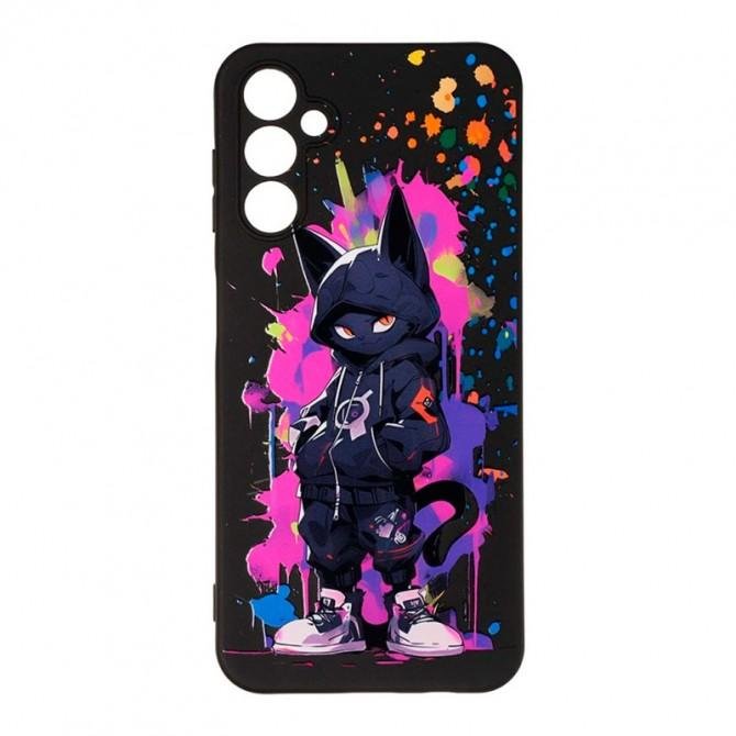 Чехол Gelius Print Case UV для Samsung A145 (A14) Gateway cat Pink