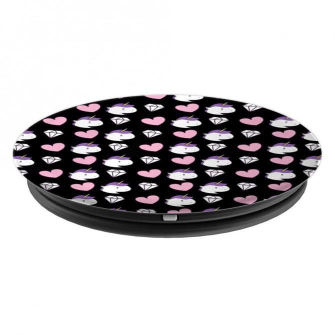 Держатель Pop Socket Unicorn&Diamonds-1