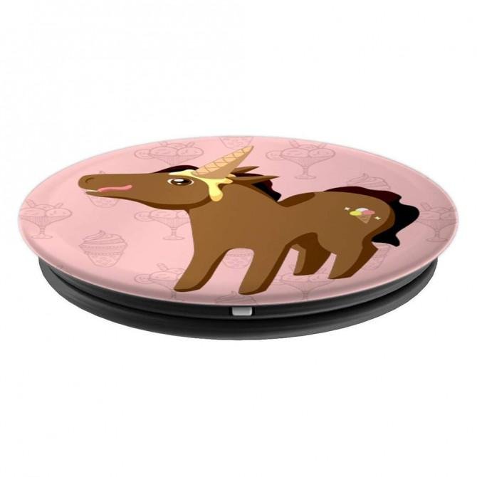Держатель Pop Socket Ice Cream Unicorn Pink-2