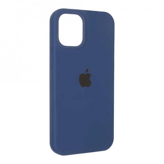Оригинальный силиконовый чехол (MagSafe) for iPhone 11 Pro Dark Blue-2