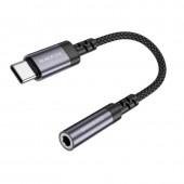 Адаптер Borofone BV24 Type-C to 3.5mm Metal Grey