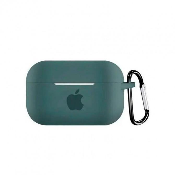 Чохол U-Like Silicone Protective Case For Airpods 3 Slim + Lock Pine Green