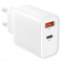 Мережевий зарядний пристрій XO L116 QC3.0 30W/1USB + 1USB-C White