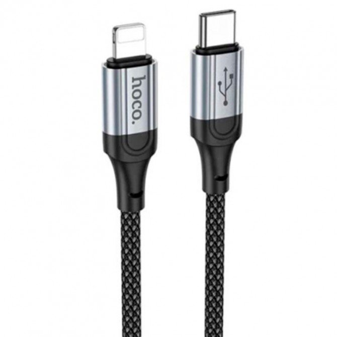 Кабель Hoco X102 Fresh PD for Type-C to Lightning 27W Black 1m