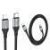 Кабель Hoco X102 Fresh PD for Type-C to Lightning 27W Black 1m