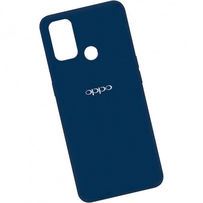 Чохол Original Soft Case Oppo A54 Темно Синій FULL-3