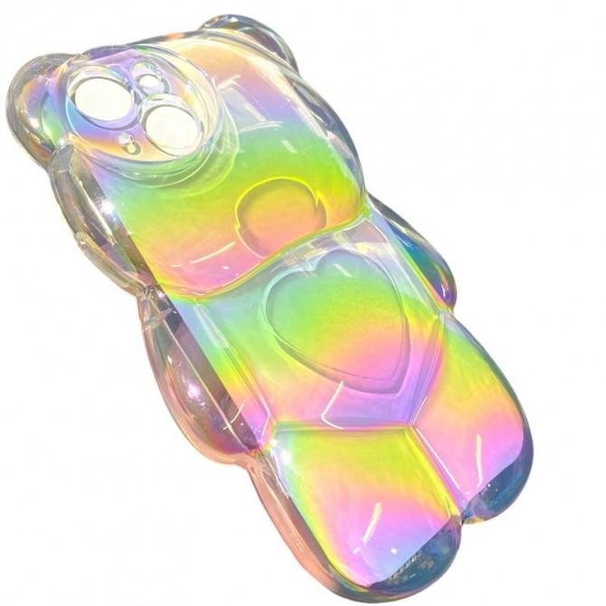 Чехол Shiny Gloss series for iPhone 13mini Bear-1
