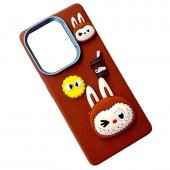 Чохол TPU Leather Toys для Xiaomi Redmi Note 13 Pro 4G / Poco M6 Pro 4G (Labubu / Brown) Чохол TPU Leather Toys для Xiaomi Redmi Note 13 Pro 4G / Poco M6 Pro 4G (Labubu / Brown)