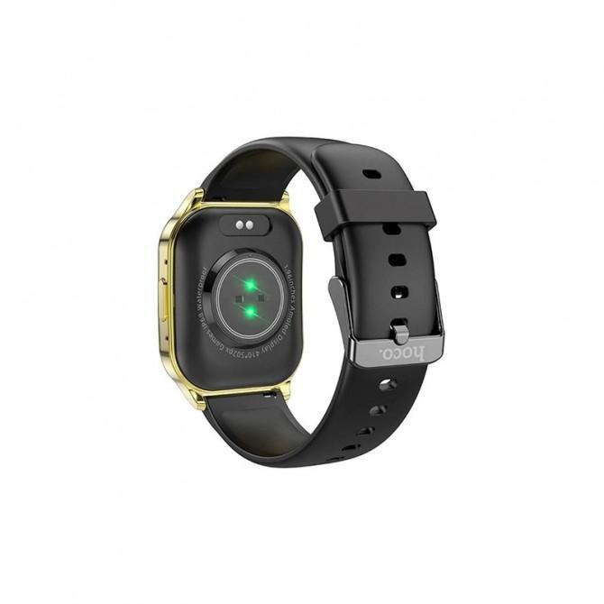 Смарт часы Hoco Y19 AMOLED Gold-1