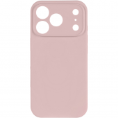 Силиконовый чехол для iPhone 17 Pro Max Chalk Pink  FULL (NO LOGO)