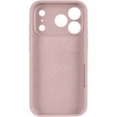 Силиконовый чехол для iPhone 17 Pro Max Chalk Pink  FULL (NO LOGO)