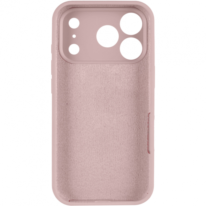 Силиконовый чехол для iPhone 17 Pro Max Chalk Pink FULL (NO LOGO)-2