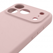 Силиконовый чехол для iPhone 17 Pro Max Chalk Pink  FULL (NO LOGO)