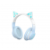 Навушники Stereo Bluetooth Headset XO BE38 Cats Ear Blue