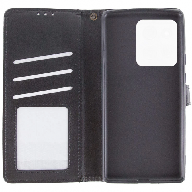 Чехол-книжка GETMAN Gallant for Oppo A3/ A3x/ A40m Black-2