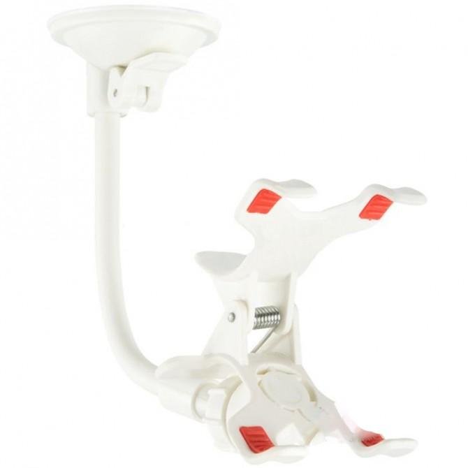 Автодержатель Universal (Прищепка) 5" S022 Белый (Длинная ножка)-1