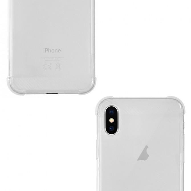Чохол X-Level Crashproof series для iPhone X Прозорий-3