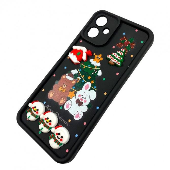 Чехол TPU Christmas Toys для Samsung Galaxy A06 (Black)-2