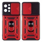 Чохол HONOR Hard Defence Series Xiaomi Redmi 12 Red (with Camshield and magnet) Чохол HONOR Hard Defence Series Xiaomi Redmi 12 Red (with Camshield and magnet)