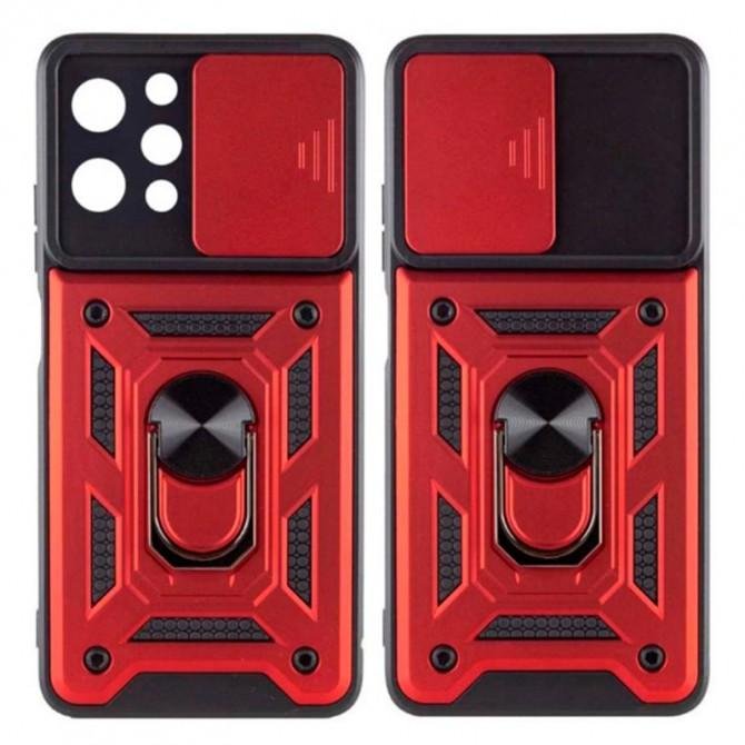 Чехол HONOR Hard Defence Series Xiaomi Redmi 12 Red (with Camshield and magnet)