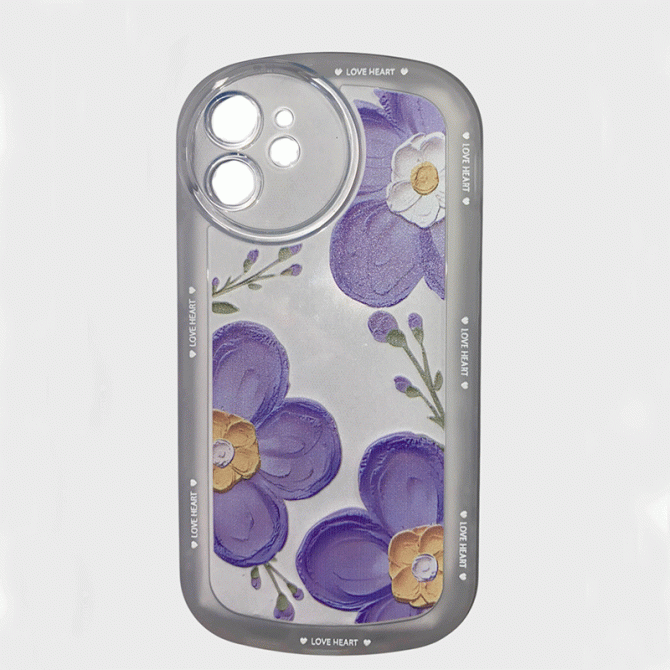 Чехол Flower Boom series for iPhone 12 mini Clear
