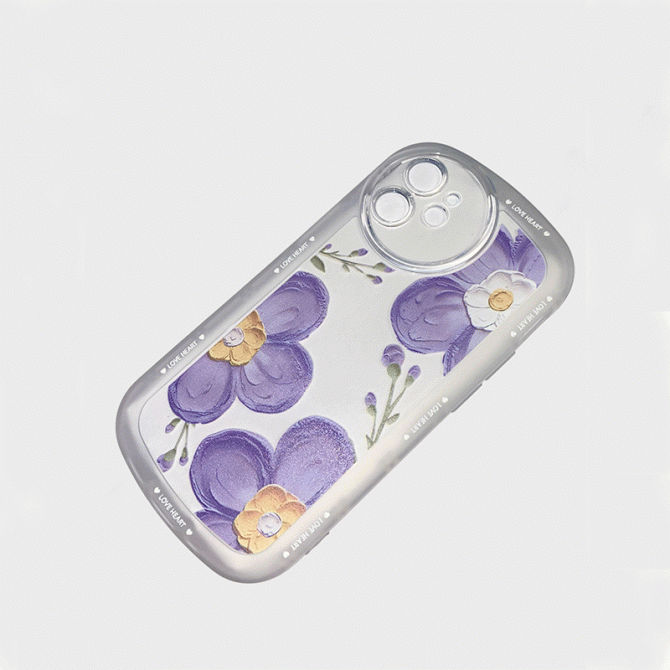 Чехол Flower Boom series for iPhone 12 mini Clear-1