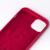 Оригинальный силиконовый чехол для iPhone 13 Темно Вишневый FULL Оригинальный силиконовый чехол для iPhone 13 Темно Вишневый FULL