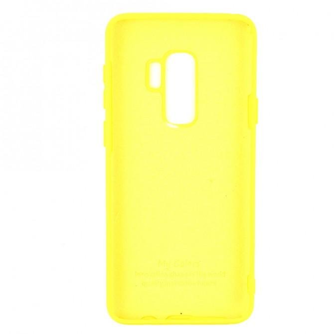 Чохол Soft Case для Samsung G965 Galaxy S9 Plus Жовтий FULL-2
