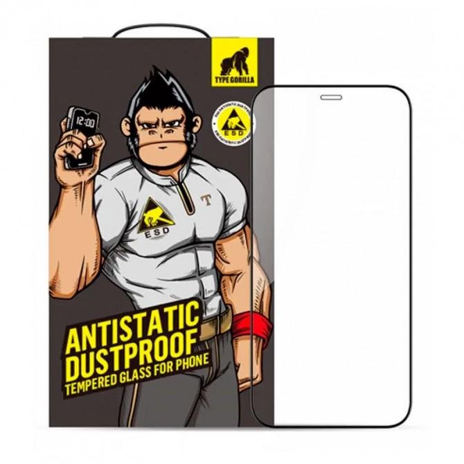 Захисне скло Gorilla Anti-Static PTJ1 для APPLE iPhone 11/ Xr (0.3 мм, 5D чорне)
