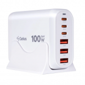 Сетевое зарядное устройство для Gelius Force GaN 100W GP-HC063 3USB-A + 3Type-C White