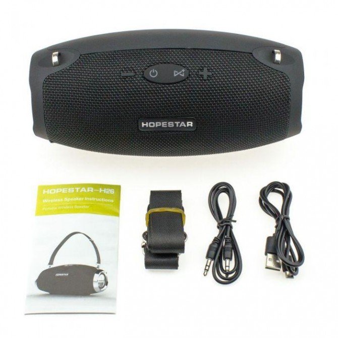 Портативна колонка Hopestar H26 Mini Black-1