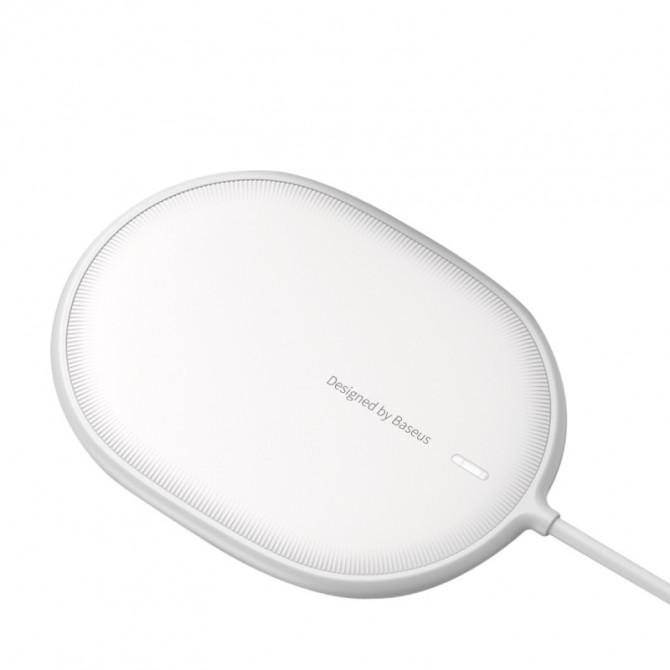 Беспроводное зарядное устройство Baseus Light Magnetic Wireless Charger(WXQJ-02) White-2