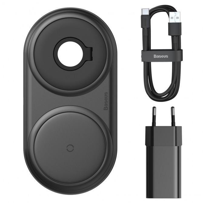 Беспроводное зарядное устройство Baseus Planet 2in1(WXPL-B01)