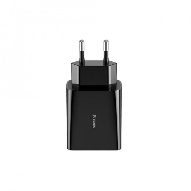Мережевий зарядний пристрій Baseus Speed Mini QC 18W (CCFS-W01) Black-2
