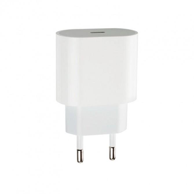 Сетевое зарядное устройство Quality Type-C 20W + Cable Type-C to Lightning (MU7V2ZM/A) (box)