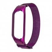 Ремешок для Xiaomi Band 3/4 milanese design Purple