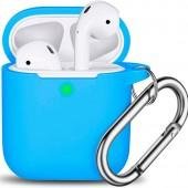 Чехол силиконовый для Airpods Синий