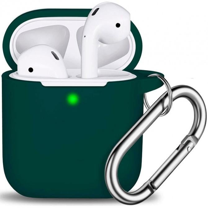 U-Like Silicone Protective Case For Airpods Dark Green