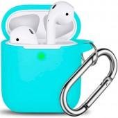 Чехол силиконовый для Airpods Ментоловый